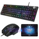 Kit Teclado RGB Gamer 3 em 1 USB T202 - Aula