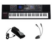 Kit Teclado Roland E-A7 com Luminária e Pedal Sustain