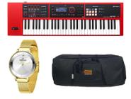 Kit Teclado Roland Xps30 Xps-30 RD Bag e Relógio Dk11164-1