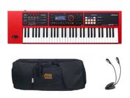 Kit Teclado Sintetizador Roland XPS30 RD Capa e Luminária