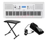 Kit Teclado Yamaha PSR-E373 61 Teclas +Suporte - Koala Music