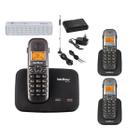 Kit Telefone Sem Fio TS 5150 Com 2 Ramal Bina e Entrada Chip