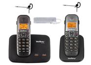 Kit Telefone sem fio TS 5150 Ramal Bina e Headset Intelbras