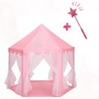 Kit Tenda Cabana Princesa Iluminada Luzes Led C/ Varinha