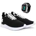 Kit Tênis Academia Masculino Esportivo Caminhada Olimp BF Shoes + Smartwatch