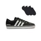 Kit Tênis Adidas VS Pace 2.0 Unissex + 3 Pares de Meias