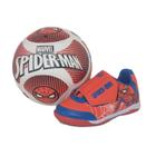 Kit Tenis de Futsal e Bola Dray Infantil - Vermazul