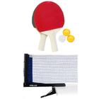 Kit Ping Pong Tenis Mesa 2 Raquetes 3 Bolas - POINT MIX ACESSORIOS