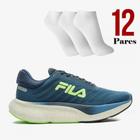 Kit Tênis Fila Float Maxxi 2 Masculino + 12 Pares de Meias