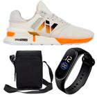 Kit Tenis Masculino New Speed Com Relogio Digital Bolsa Bag