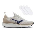 Kit Tênis Mizuno Cool Ride 2 Feminino + 3 Pares de Meias