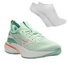 Kit Tênis Mizuno Glow Feminino + Par de Meia