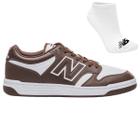 Kit Tênis New Balance 480 Low Masculino e Meia