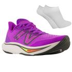 Kit Tênis New Balance Rebel V3 Feminino + Par de Meia