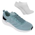 Kit Tênis Skechers Go Run Elevate Masculino + Par de Meia