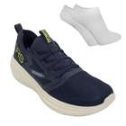 Kit Tênis Skechers Go Run Fast Masculino + Par de Meia