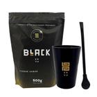 Kit Tereré Black Erva 1 Cuia e Bomba Pretas 1 Erva Sabores 500g