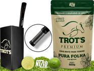 Kit Terere Preto Copo Quadrado Bomba Quadrada + Pura Folha