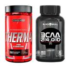 Kit Therma Pro 120 Caps Integral + Bcaa 30 Caps Black Skull