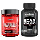 Kit Therma Pro 60 Caps Integral + Bcaa 30 Caps Black Skull - IntegralMedica