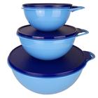 Kit tigelas criativa azul Tupperware