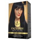 Kit Tintura Haskell Excllusiv Color Pratic Preto Azulado 1.0