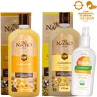 Kit Tio Nacho Clareador Cabelo Shampoo 415 Condicionador 415 + Sun in Phytoervas 120ml Clareador