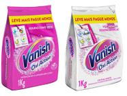 Kit Tira Manchas Vanish Multi Power Oxi Action - em Pó para Roupas Brancas e Coloridas 2 Unidades