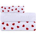 Kit Toalha 3 Peças Banho + Rosto 100% Algodão Felpudo Prisma Dohler - Emcompre