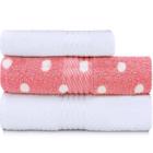 Kit Toalha 3 Peças Banho + Rosto 100% Algodão Felpudo Prisma Dohler - Emcompre