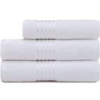 Kit Toalha 3 Peças Banho + Rosto 100% Algodão Felpudo Prisma Dohler - Emcompre