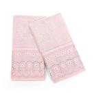 Kit Toalha Lavabo 2 Peças Renascença - Buettner Rosa Petala