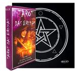 Kit Toalha Wicca Pentagrama Prata e Tarô das Bruxas