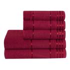 Kit toalhas 2 Banho 3 Rosto barra para bordar Cores Premium - EMPÓRIO DO LAR
