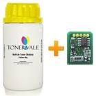 Kit Toner Refil + Chip TankFull Para Okidata C6100, C6000, C6050 - 43324417 Yellow Dose Única - Toner Vale