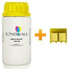 Kit Toner Refil + Chip Toner TankFull Para HP 126A CE312A Yellow - HP CP1025 M175 CP1025NW M175NW M175A Dose Única