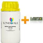 Kit Toner Refil + Chip Toner TankFull Para Samsung CLT-Y406S Yellow - SL C410W SL C460W, CLP-365 Dose Única