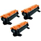 Kit toner tn-1060 tn 1060 tn1060 compatível p/ brother hl 1212 1210 dcp 1512 1602 1617 (3 unidades)