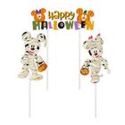 Kit Topo De Bolo Happy Halloween Disney 3un - Cromus