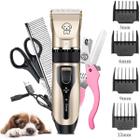 Kit Tosa Profissional para Cães e Gatos Cortador de Pelo Silencioso