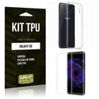 Kit Tpu Samsung Galaxy S8 Película Vidro Tpu Transparente