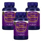 Kit Trans Resveratrol GeoVit Com 3 Potes 30 Cápsulas Cada