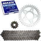 Kit Transmissao Relação Coroa Pinhao Corrente Nakata Honda CB 300R 2009 A 2015