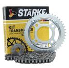 Kit Transmissão Relação Moto Cg 125 Fan 2005 - 2008 Aço 1045