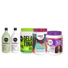 Kit Tratamento Capilar Cachos Nutrição Definição Salon Line