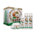 Kit Tratamento Capilar + Coco Com 4 Itens Belkit