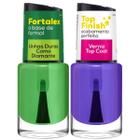 Kit Tratamento De Unhas Top Coat E Fortalex Fortalecedor