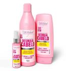 Kit Tratamento Desmaia Cabelo Shampoo + Condicionador + Sérum Forever Liss