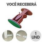 Kit Trava De Porta Batente Fixador Prendedor Adesivo Amortece Impacto - Escolha Seu Kit - Trava Porta Ref