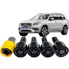 Kit Trava Parafuso Antifurto de Rodas Black Volvo Xc90 Todos